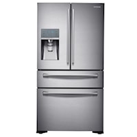 ENERGY STAR® 24.0 Cu. Ft. Counter Depth 4-Door French Door Refrigerator with FlexZone™ Drawer