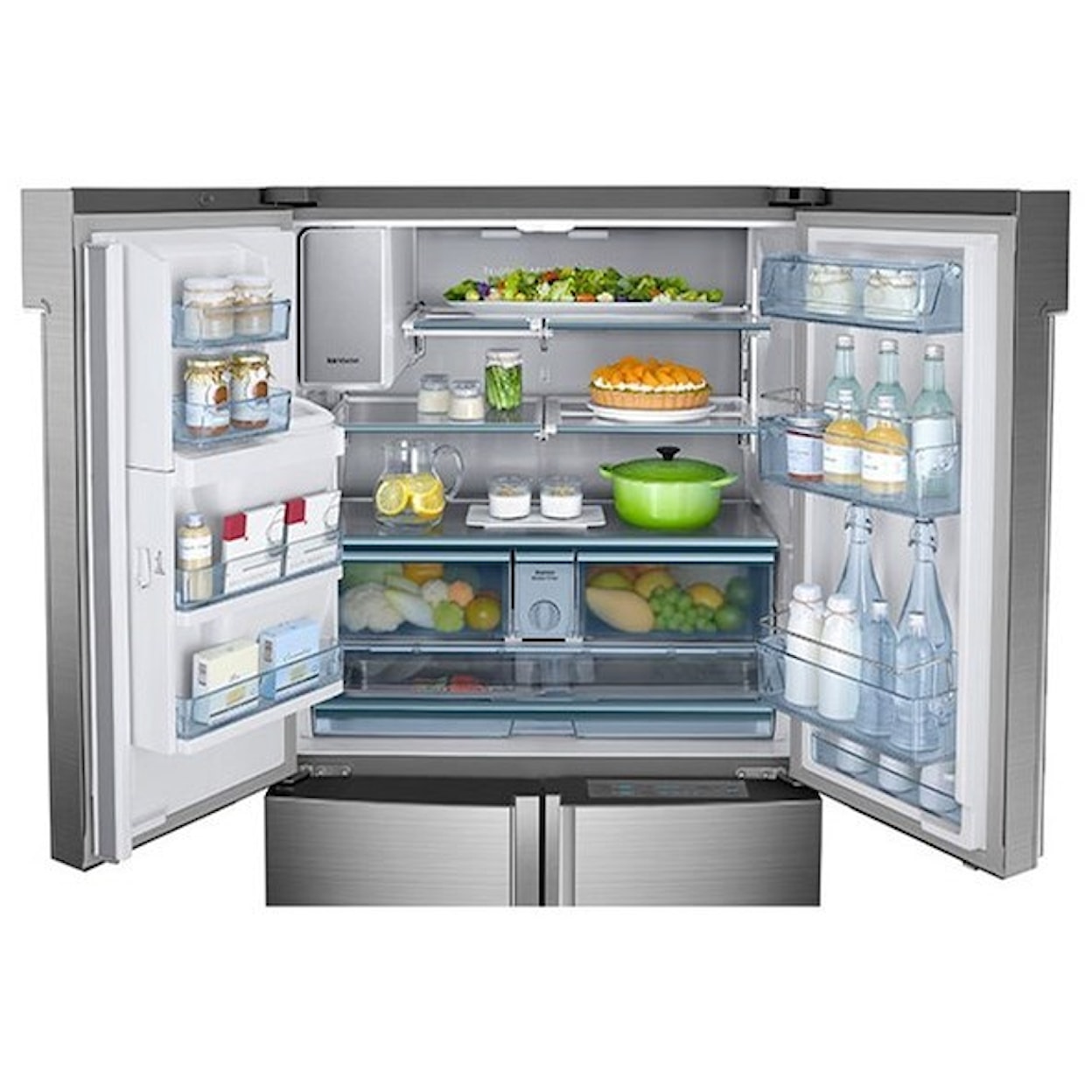 Samsung Appliances French Door Refrigerators 24 cu. ft. Counter Depth 4-Door Flex™ Fridge