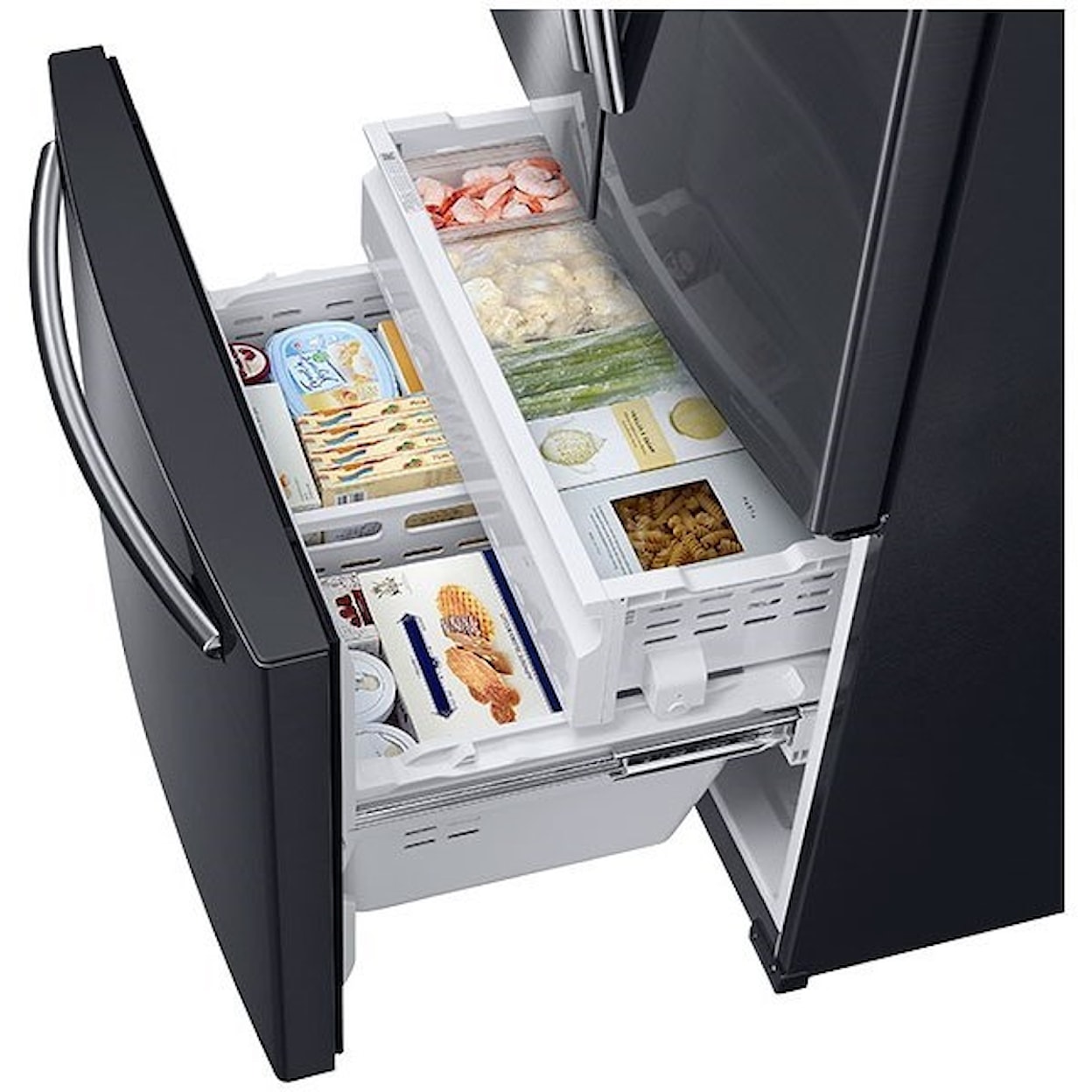 Samsung Appliances French Door Refrigerators 36" Wide, 25 Cu.Ft. French Door Refrigerator