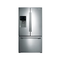 25 cu.ft. French Door Refrigerator with External Water & Ice Dispenser, Dual Ice Maker