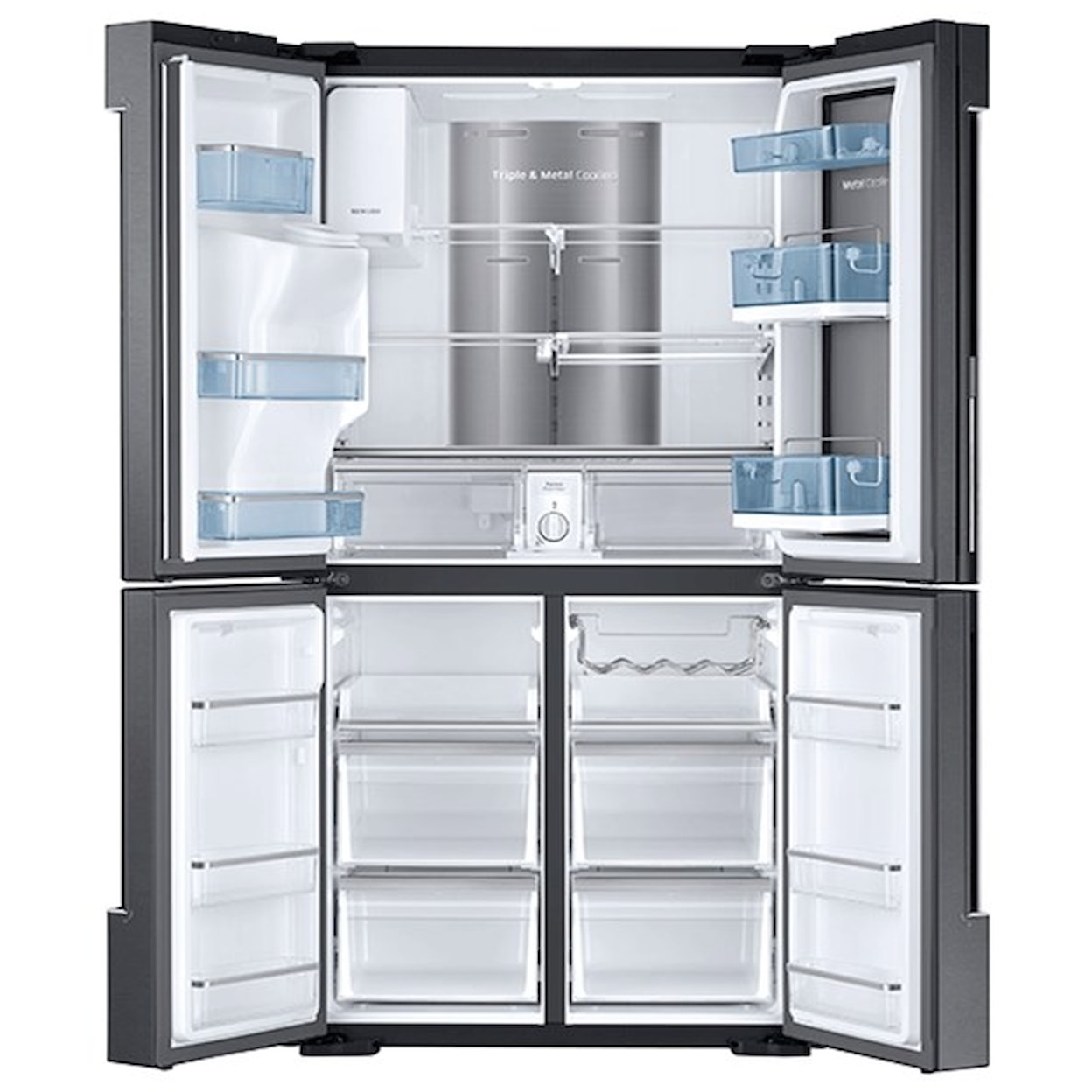 Samsung Appliances French Door Refrigerators 28 cu. ft. 4-Door Flex™ Food Showcase Fridge