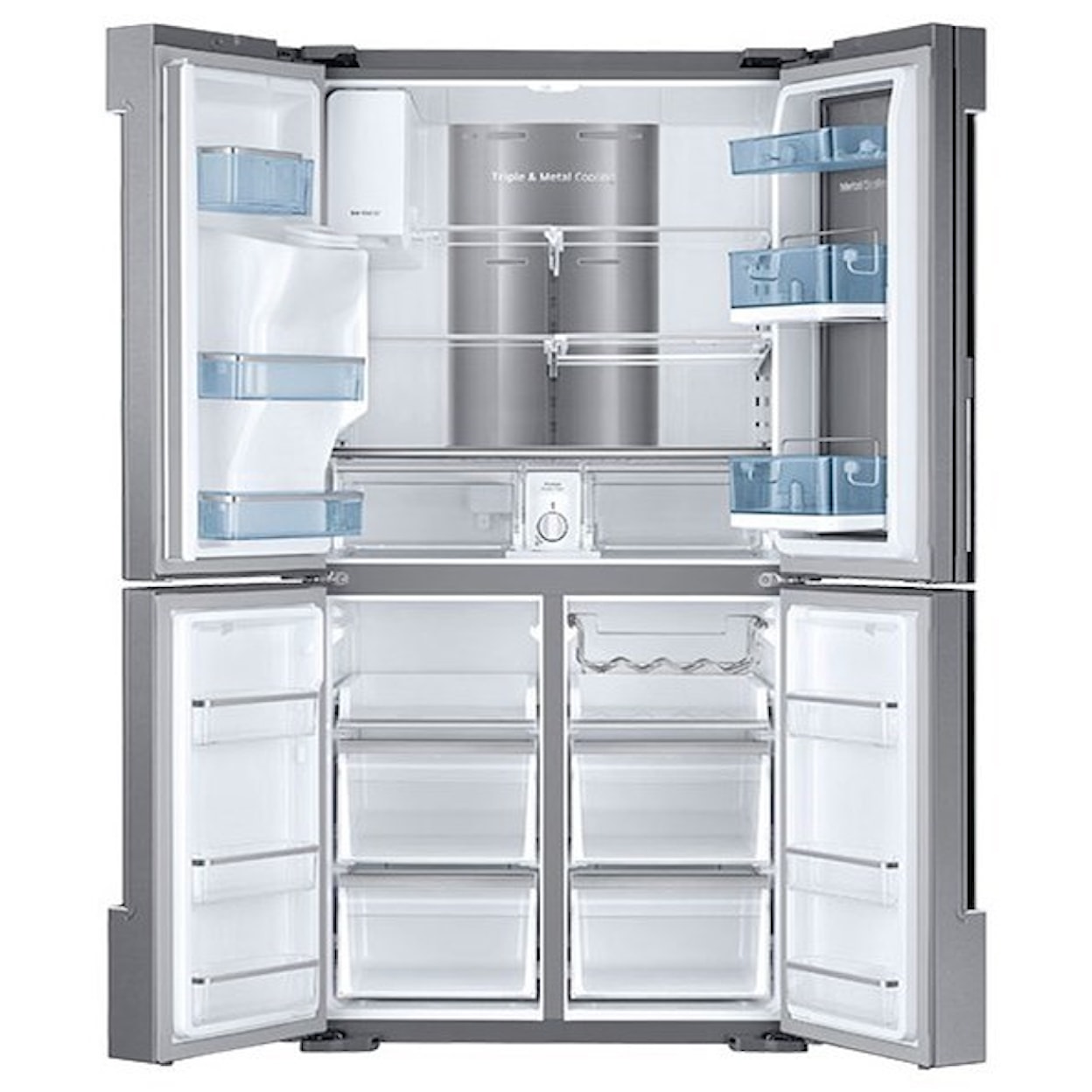 Samsung Appliances French Door Refrigerators 28 cu. ft. 4-Door Flex™ Food Showcase Fridge