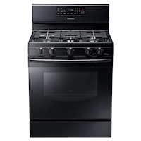 30" Freestanding Gas Range with Fiver Burner Cooktop