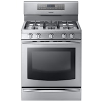 30" Freestanding Gas Range with 5 Sealed Burners