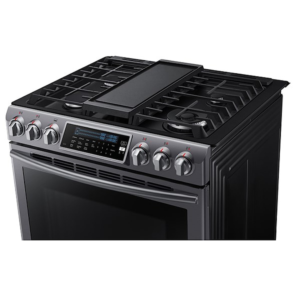 Samsung Appliances Gas Ranges - Samsung 5.8 Cu. Ft. 30" Slide-In Gas Range