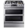 Samsung Appliances Gas Ranges 5.8 cu. ft. Slide-In Gas Flex Duo™ Range