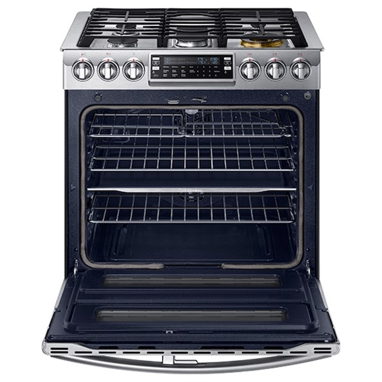 Samsung Appliances Gas Ranges 5.8 cu. ft. Slide-In Gas Flex Duo™ Range