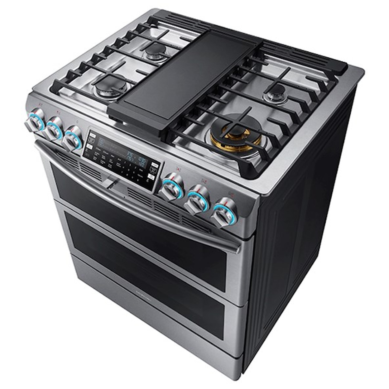 Samsung Appliances Gas Ranges 5.8 cu. ft. Slide-In Gas Flex Duo™ Range