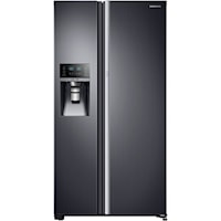 36" Wide, 22 cu. ft. Counter Depth Side-by-Side Refrigerator with Food ShowCase Fridge Door