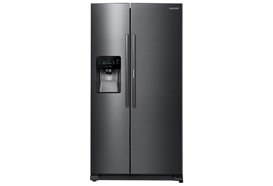 Side-By-Side Refrigerators- Samsung 24.7 cu. ft. Side-by-Side Refrigerator by Samsung Appliances at VanDrie Home Furnishings