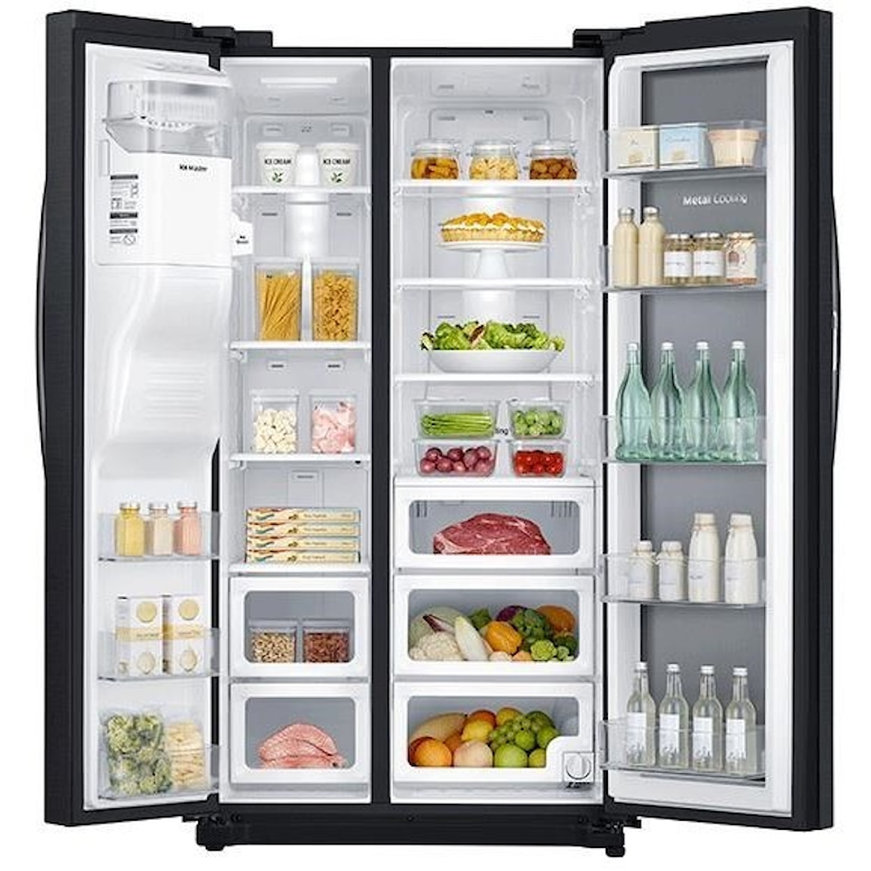 Samsung Appliances Side-By-Side Refrigerators- Samsung 24.7 cu. ft. Side-by-Side Refrigerator