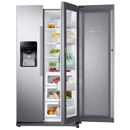 24.7 cu.ft. Side-x-Side Food ShowCase Fridge