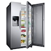 Samsung Appliances Side-By-Side Refrigerators 24.7 cu.ft. Side-x-Side Food ShowCase Fridge