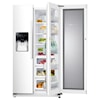 Samsung Appliances Side-By-Side Refrigerators 24.7 cu.ft. Side-x-Side Food ShowCase Fridge