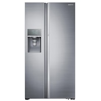 36"-Wide, 29 cu. ft. Side-by-Side Refrigerator with Food ShowCase Fridge Door