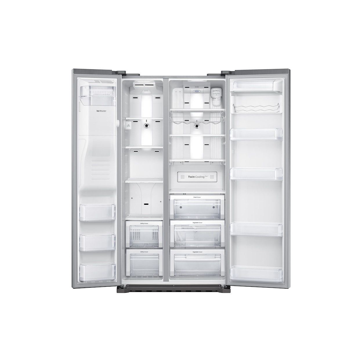 Samsung Appliances Side-By-Side Refrigerators 22cu.ft. Counter Depth Side-by-Side Fridge