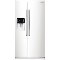 36"-Wide, 25 cu. ft. Capacity Side-By-Side Refrigerator with LED Tower Lighting