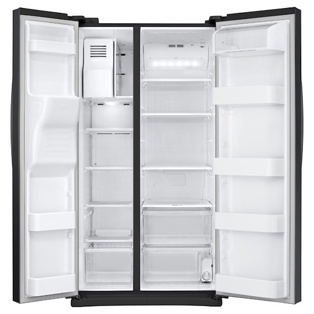 Samsung Appliances Side-By-Side Refrigerators 25 cu. ft. Side-By-Side Refrigerator