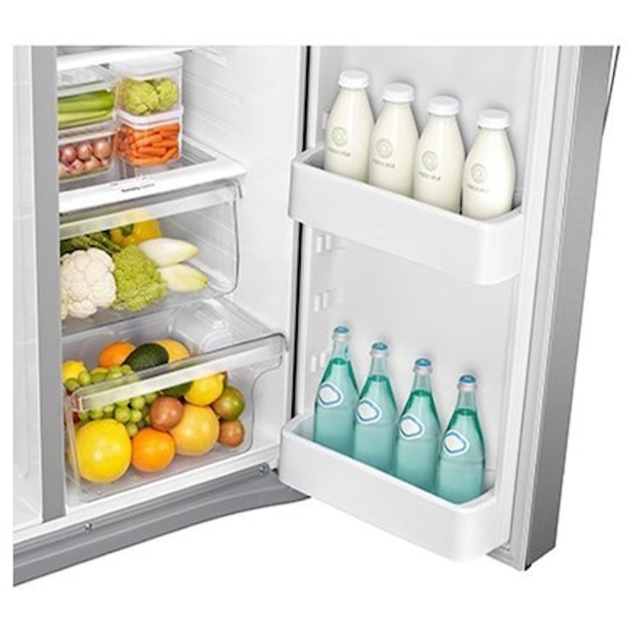 Samsung Appliances Side-By-Side Refrigerators 25 cu. ft. Side-By-Side Refrigerator