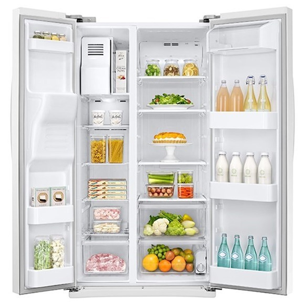 Samsung Appliances Side-By-Side Refrigerators 25 cu. ft. Side-By-Side Refrigerator