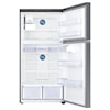 Samsung Appliances Top Freezer Refrigerators - Samsung 21 cu. ft. Capacity Top Freezer Refrigerator