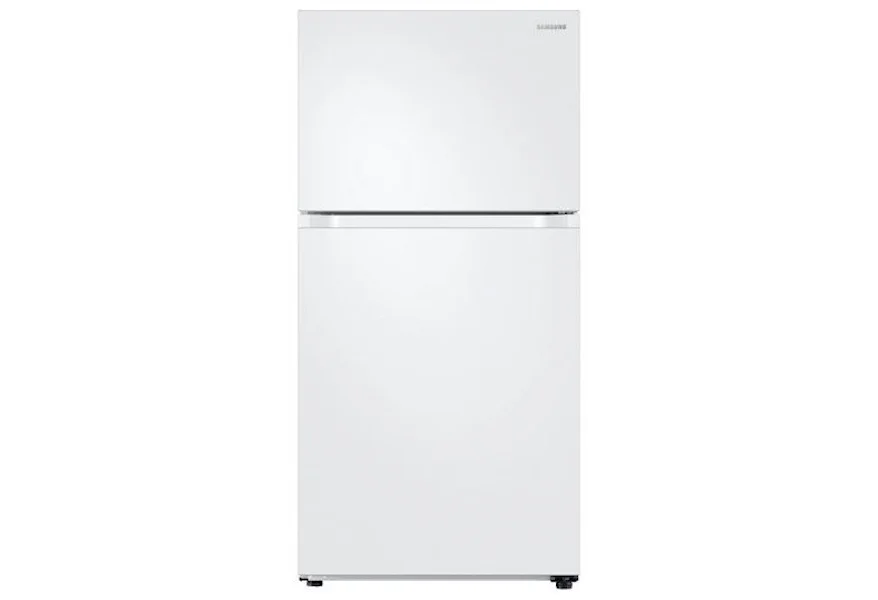 Top Freezer Refrigerators - Samsung 21 cu. ft. Capacity Top Freezer Refrigerator by Samsung Appliances at VanDrie Home Furnishings