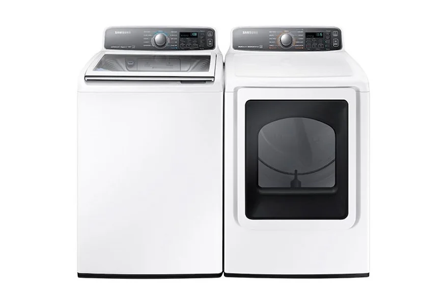 Washer and Dryer Sets 4.8 Cu. Ft. Washer and 7.4 Cu. Ft. Dryer by Samsung Appliances at VanDrie Home Furnishings