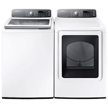 4.8 Cu. Ft. Washer and 7.4 Cu. Ft. Dryer