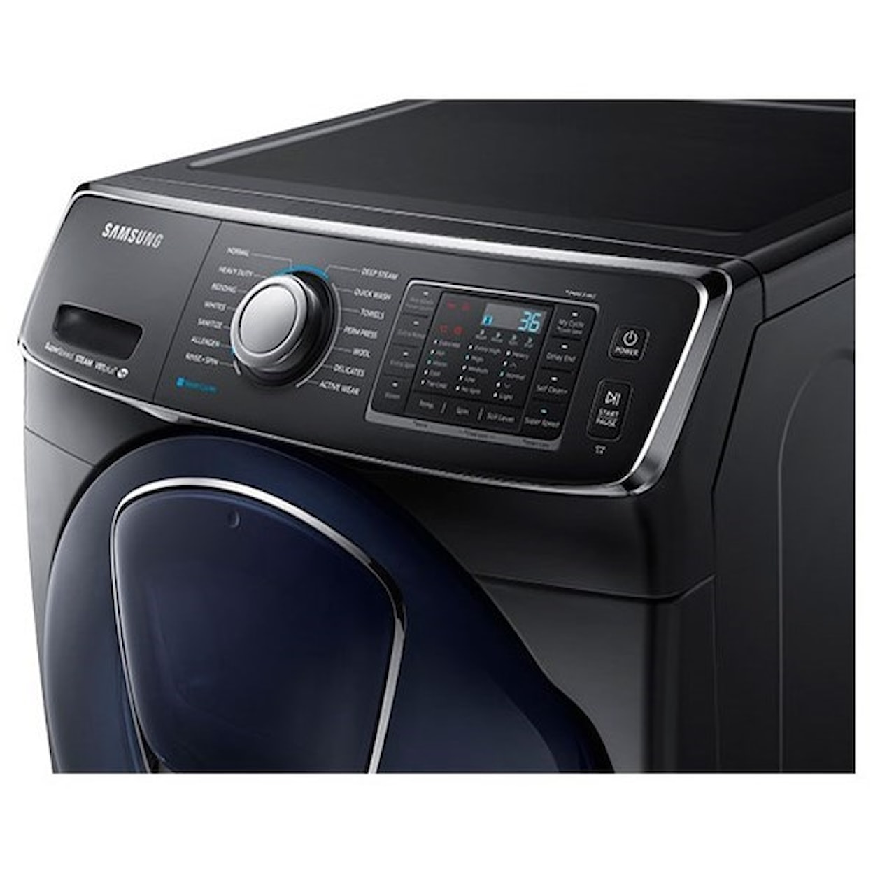 Samsung Appliances Front Load Washers - Samsung WF6500 4.5 cu.ft. AddWash™ Front Load Washer