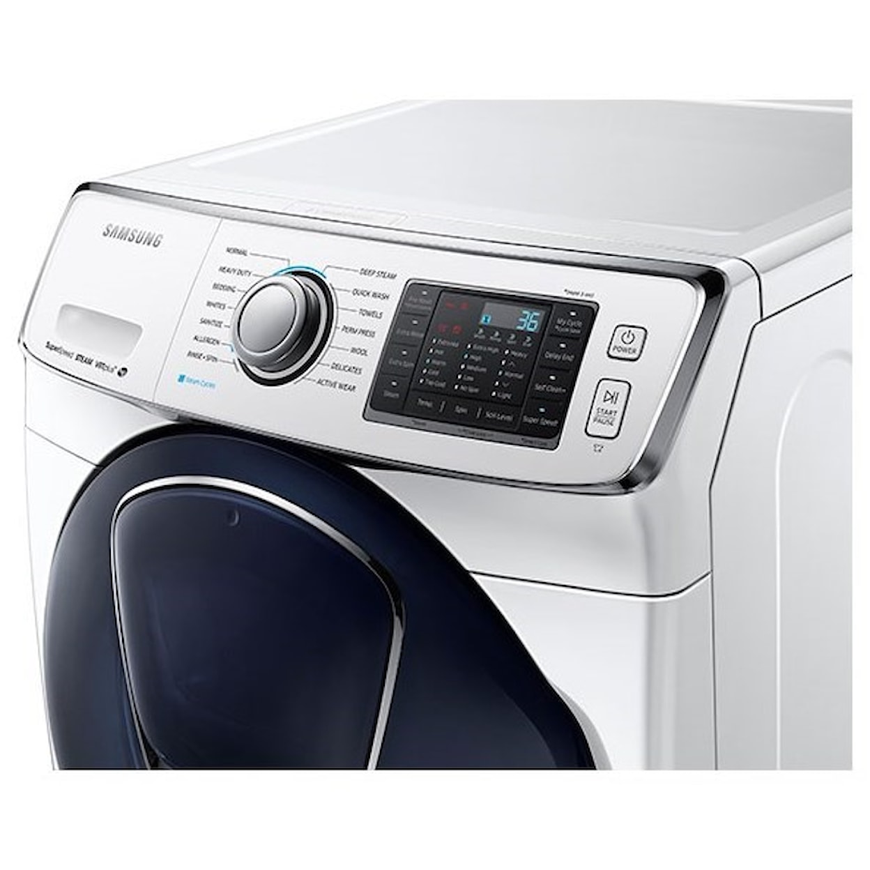 Samsung Appliances Front Load Washers - Samsung WF6500 4.5 cu.ft. AddWash™ Front Load Washer