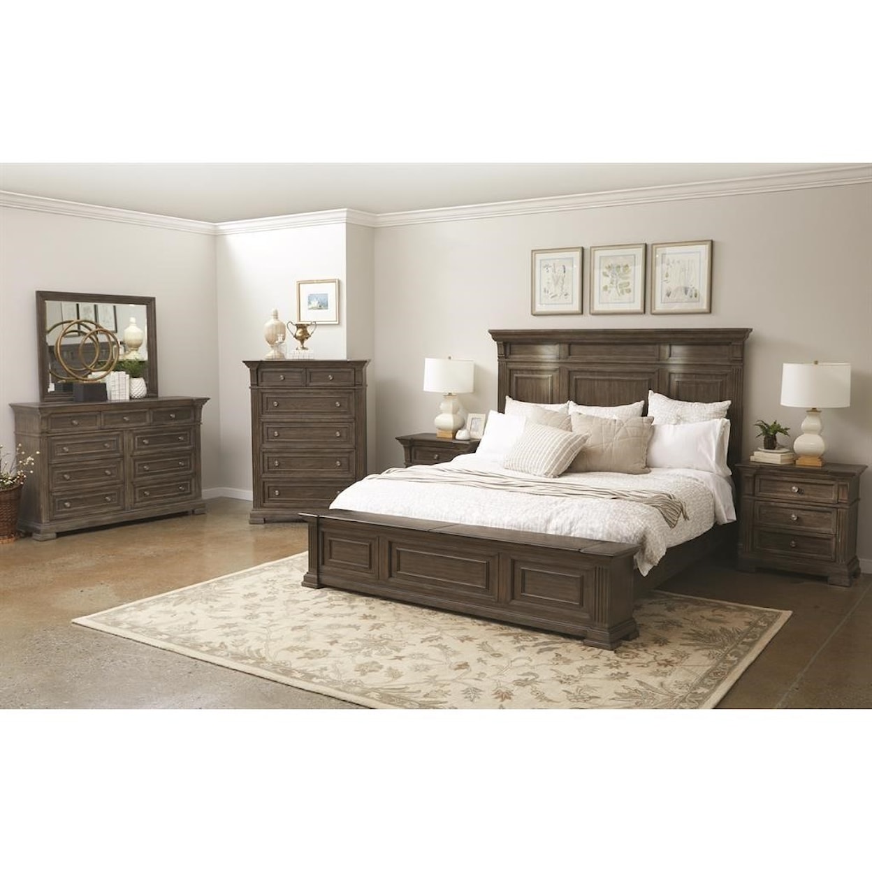 Samuel Lawrence Arlington King Platform Bed