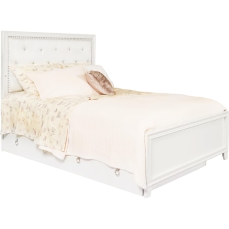 Brit Full Panel Bed with LED Lighting