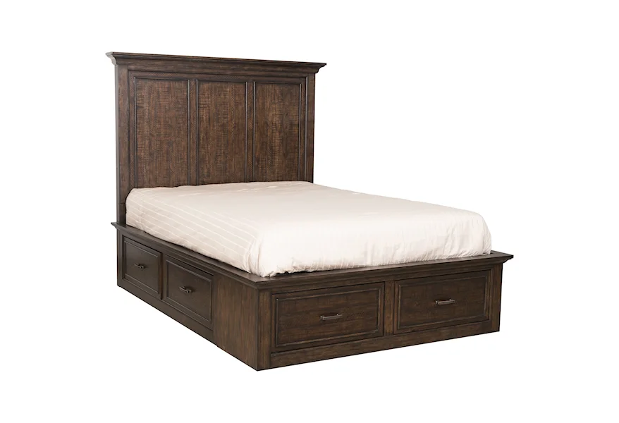 Chatham Park Queen Storage Bed by Samuel Lawrence at Darvin Furniture
