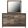 Samuel Lawrence Hanover Square Dresser and Mirror Combination