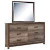 Samuel Lawrence Hanover Square Dresser and Mirror Combination