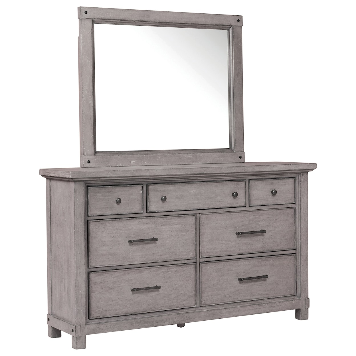 Samuel Lawrence Prospect Hill Dresser and Mirror Combo