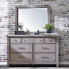 Samuel Lawrence Prospect Hill Dresser and Mirror Combo