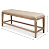 Sarreid Ltd Benches, Stools and Ottomans Smith Building Parlor Bench