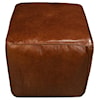 Sarreid Ltd Benches, Stools and Ottomans Leather Sitting Cube