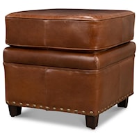 Papa's Leather Footstool