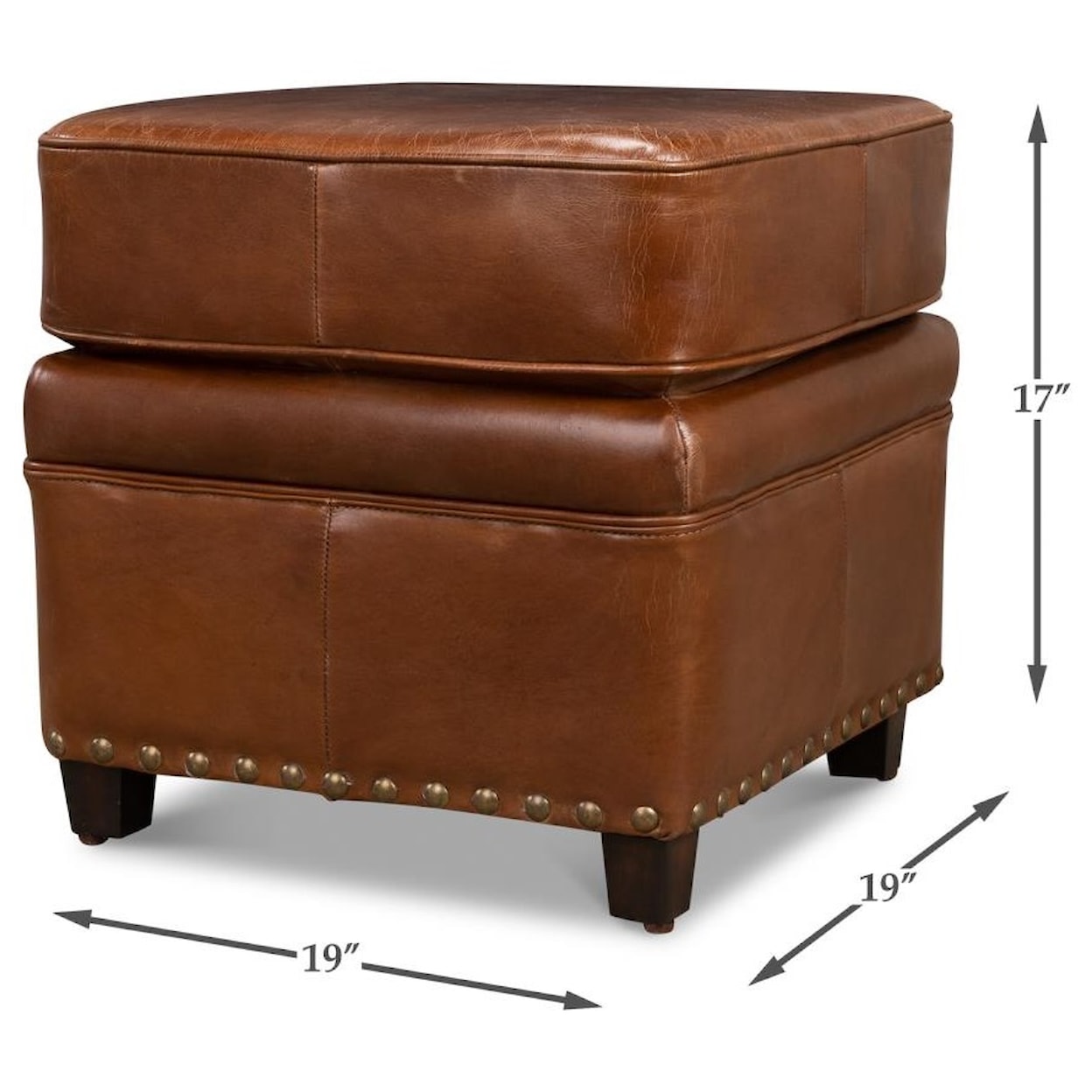 Sarreid Ltd Benches, Stools and Ottomans Papa's Footstool