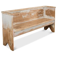 Beach House Bench in a Grey Coastal Finish