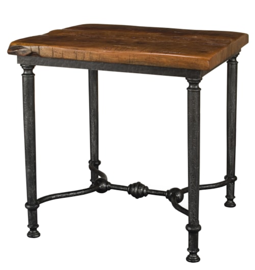 Lodge Reclaimed Teak Lamp Table