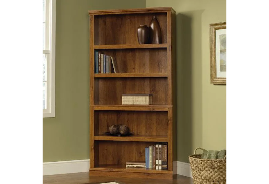 Bookcases 5-Shelf Bookcase by Sauder at Westrich Furniture & Appliances
