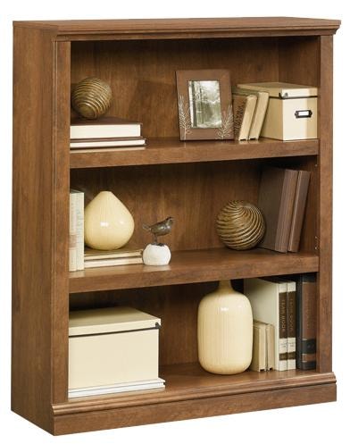 3-Shelf Bookcase with Elegant Slide-On Molding