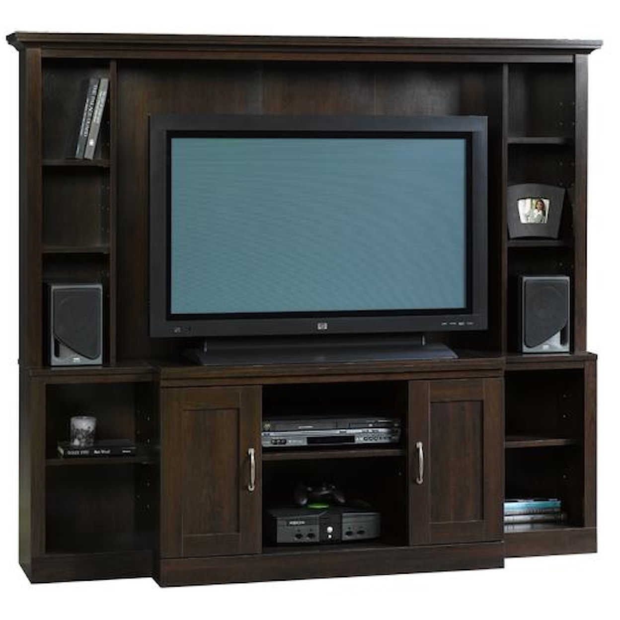 Sauder Entertainment Units Television Wall Unit