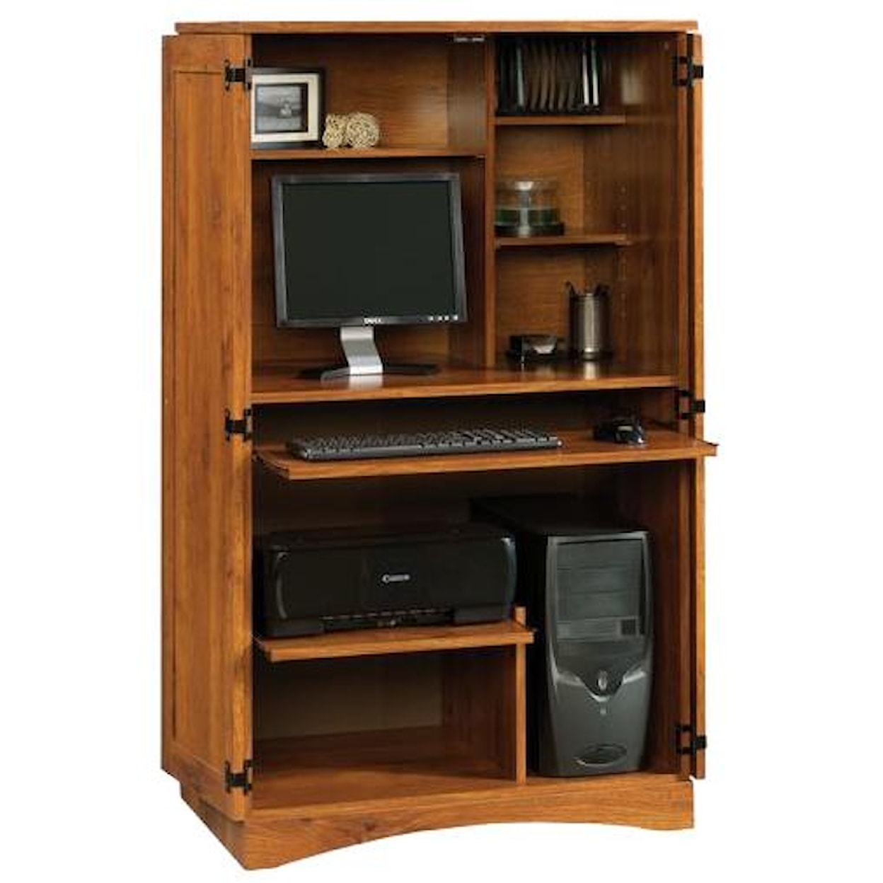 Sauder Harvest Mill Computer Armoire