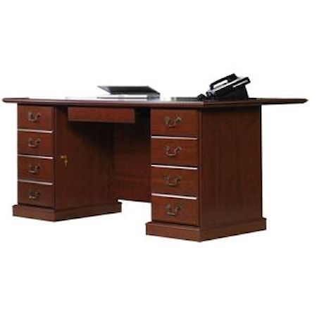 Traditional Double Pedestal Executive Office Desk