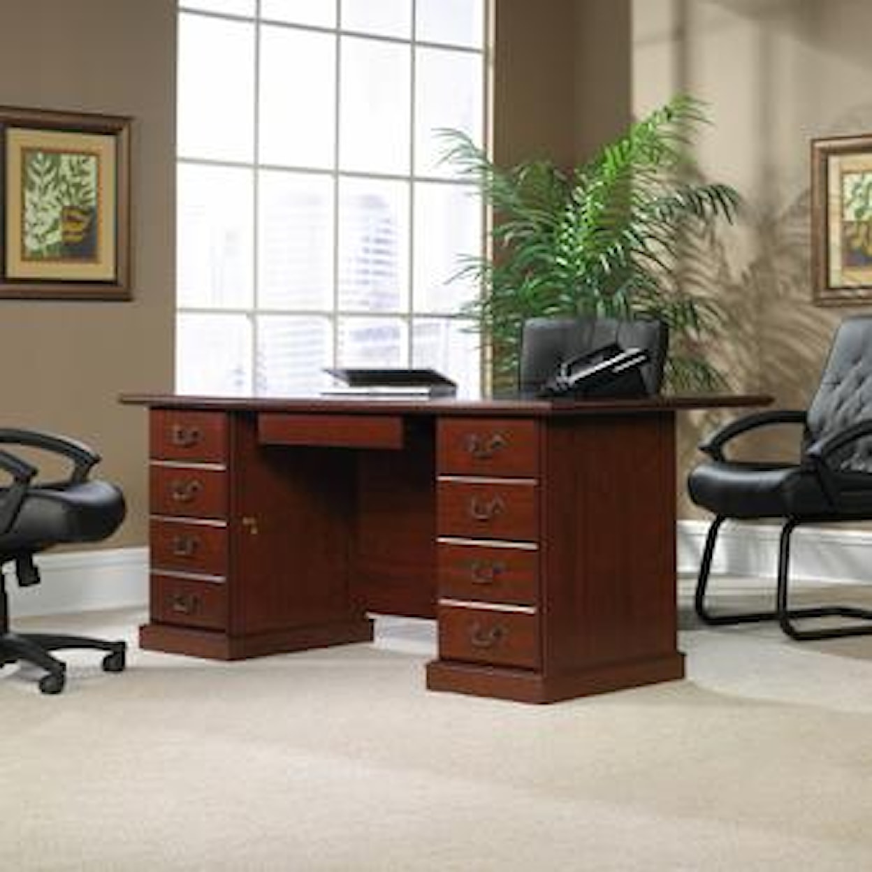 Sauder Heritage Hill Executive Office Desk