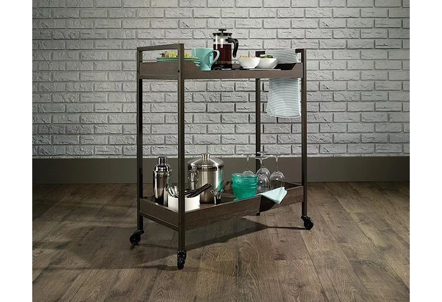 North Avenue Serving Bar Cart by Sauder at Red Knot